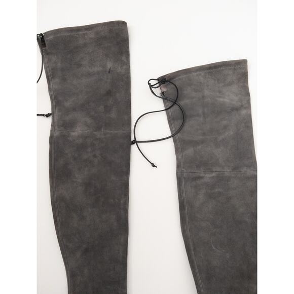 Stuart Weitzman Suede Over-The-Knee Sock Boots Size 7.5 - Picture 13 of 16